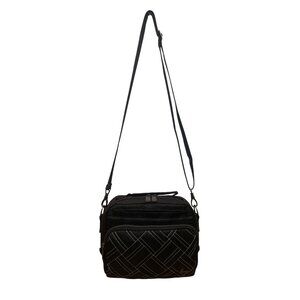 Lug Women’s Black Quilted Nylon Mini Ranger Adjustable Strap Crossbody Bag